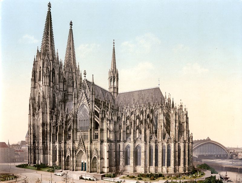 Kölner Dom um 1900